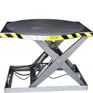 Rotating Stainless Steel Lift Table