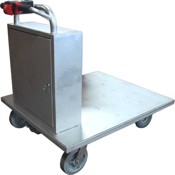 Sanitary Electric Platform Cart