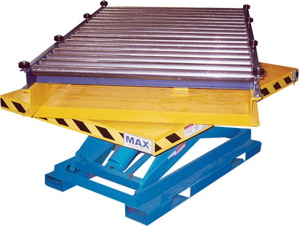 Custom Engineered Scissor Lift Tables, Pallet Lift Table With Rollers