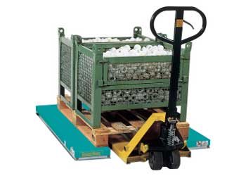 Loading with pallet jack