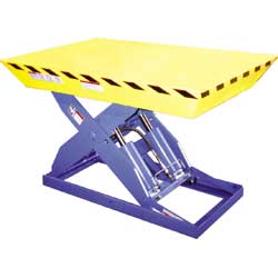 Tapered Toe Guard Lift Table