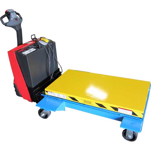 LPT-MGV Lift Table Lowered