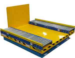 Tilt Table With Conveyor Top