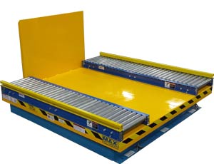 Tilt Table With Conveyor Top